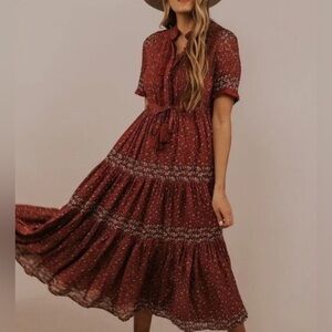 Free people NWOT Rare feelings maxi dress